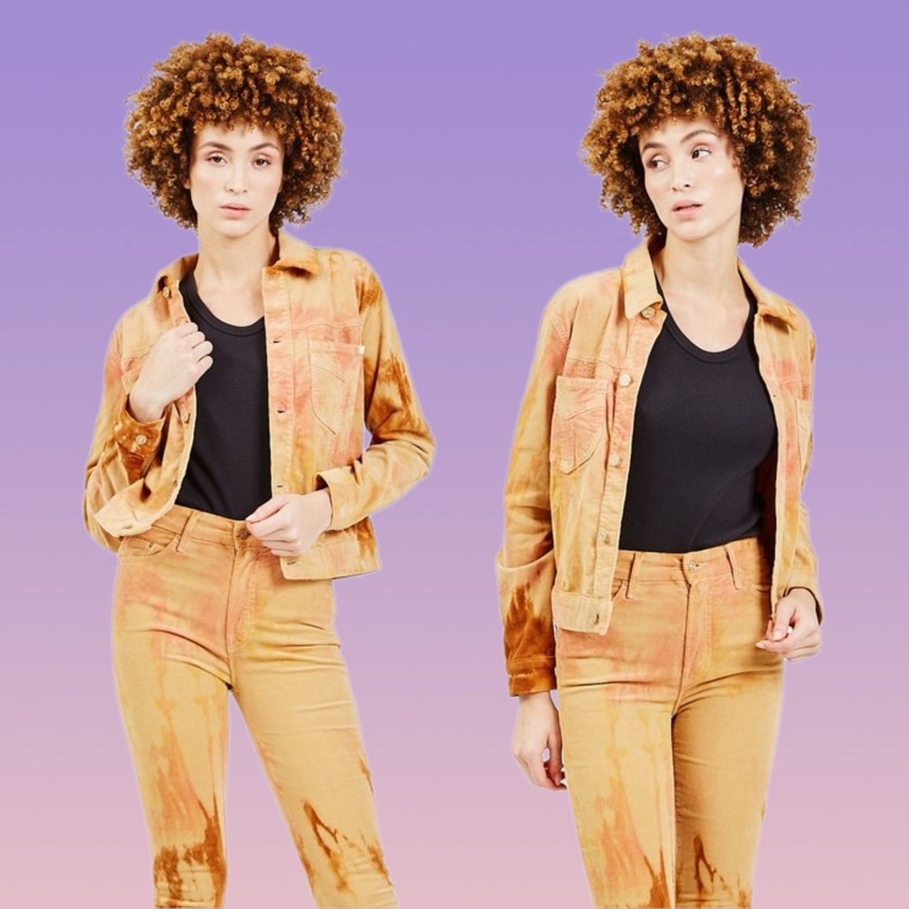 mother • the curved pocket bruiser jacket tie-dye hopscotch s